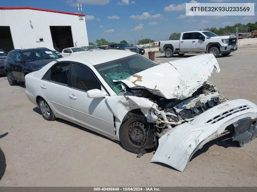 4T1BE32K93U233569 2003 Toyota Camry Le