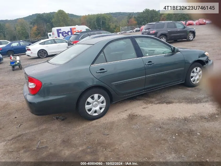 4T1BE32K23U746145 2003 Toyota Camry Le