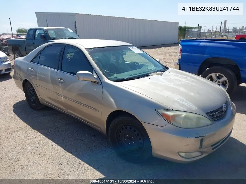 4T1BE32K83U241744 2003 Toyota Camry Xle