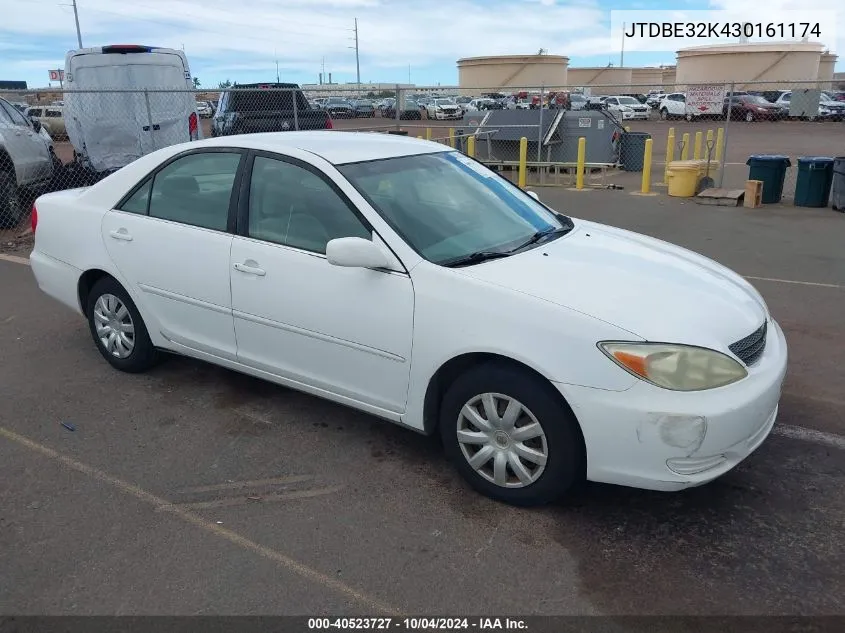 JTDBE32K430161174 2003 Toyota Camry Le/Se/Xle