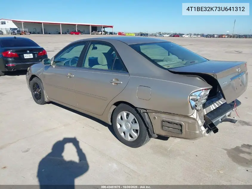 4T1BE32K73U641312 2003 Toyota Camry Le
