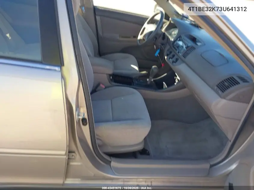 4T1BE32K73U641312 2003 Toyota Camry Le