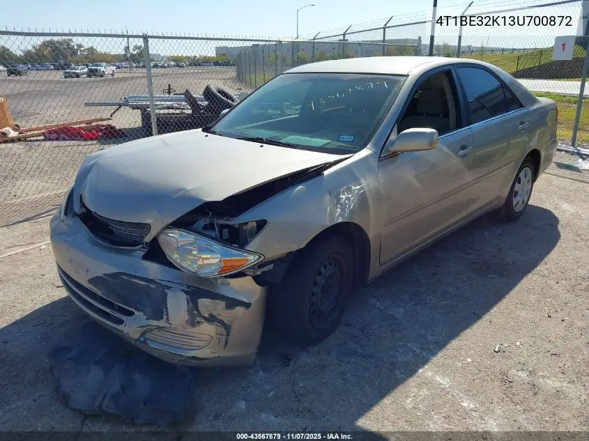 4T1BE32K13U700872 2003 Toyota Camry Le