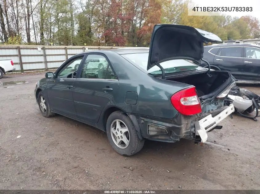 4T1BE32K53U783383 2003 Toyota Camry Le