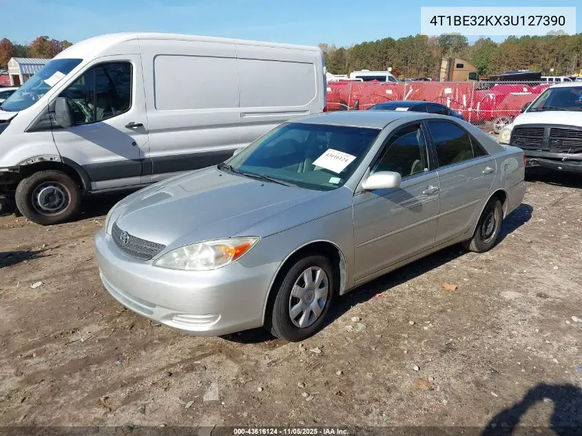 4T1BE32KX3U127390 2003 Toyota Camry Le
