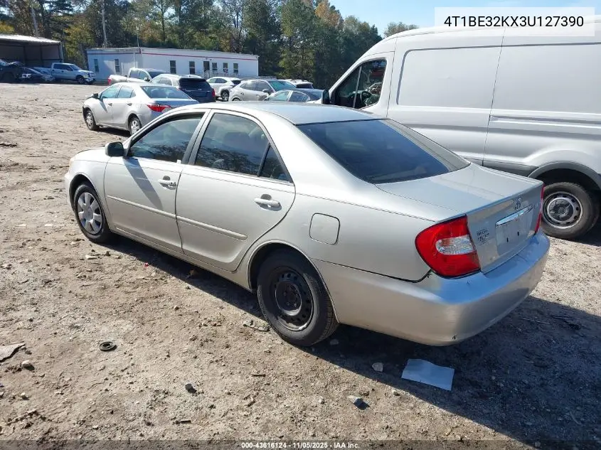 4T1BE32KX3U127390 2003 Toyota Camry Le