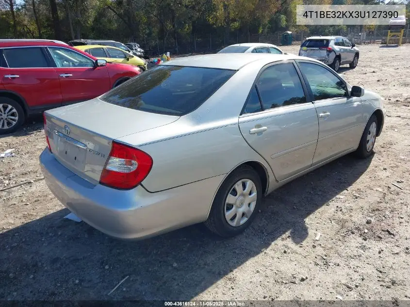 4T1BE32KX3U127390 2003 Toyota Camry Le