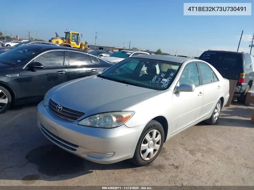 4T1BE32K73U730491 2003 Toyota Camry Le