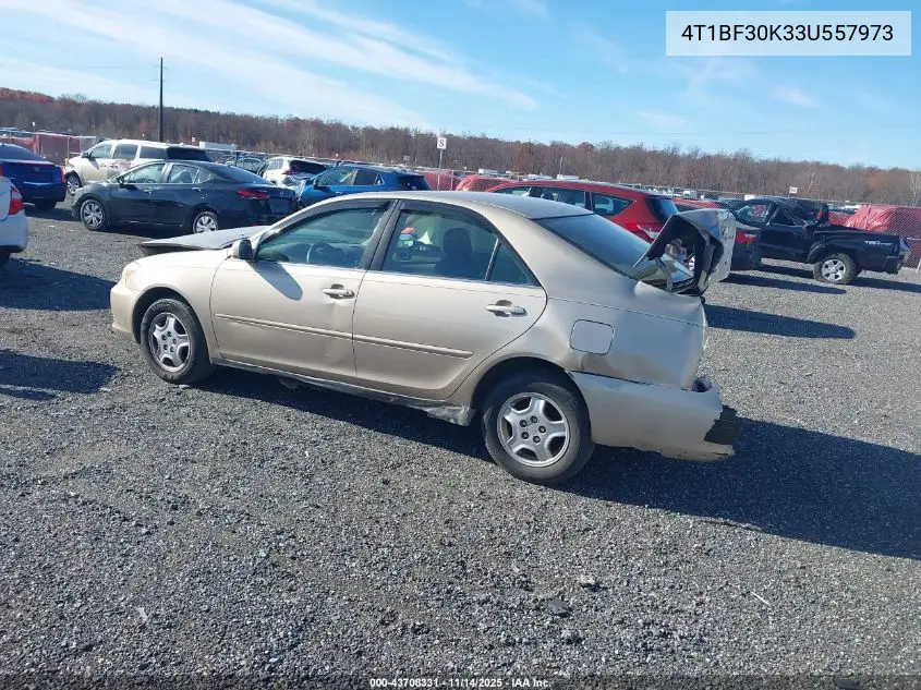 4T1BF30K33U557973 2003 Toyota Camry Le V6