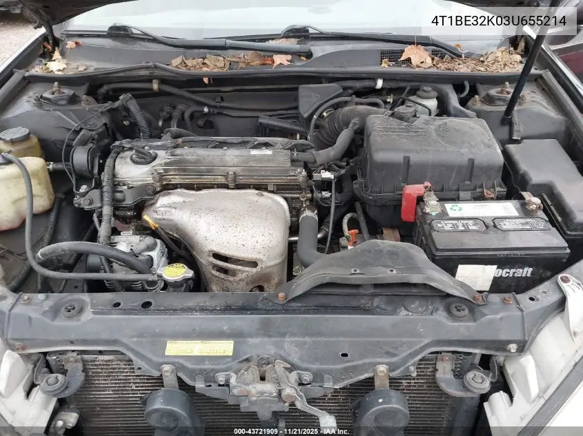 4T1BE32K03U655214 2003 Toyota Camry Le
