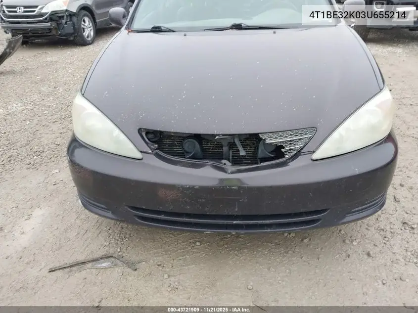4T1BE32K03U655214 2003 Toyota Camry Le