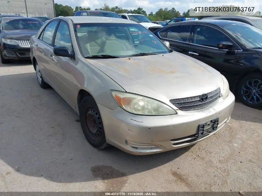4T1BE32K03U763767 2003 Toyota Camry Le