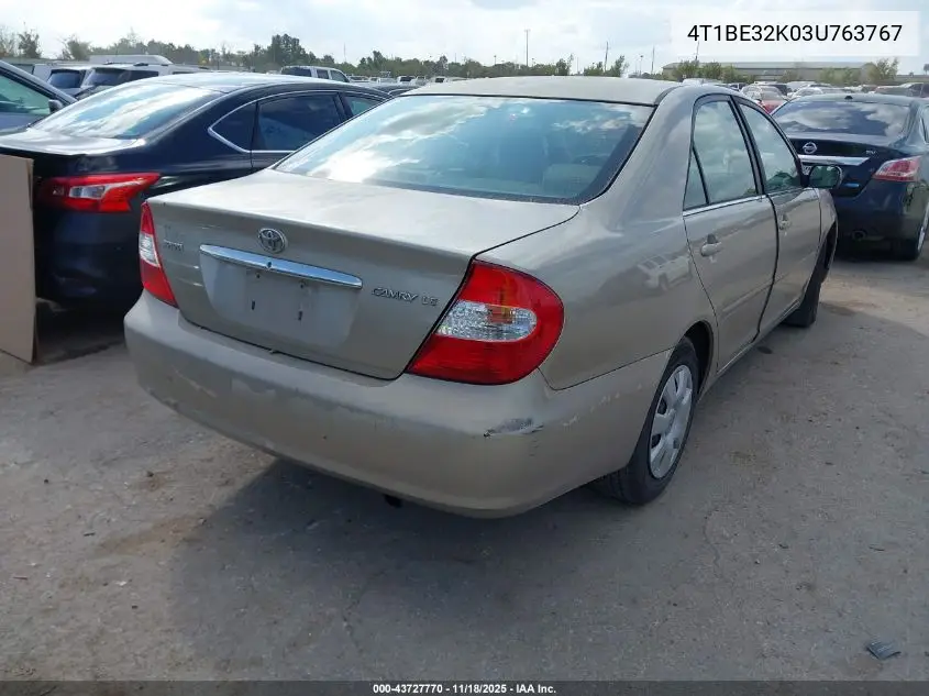 4T1BE32K03U763767 2003 Toyota Camry Le