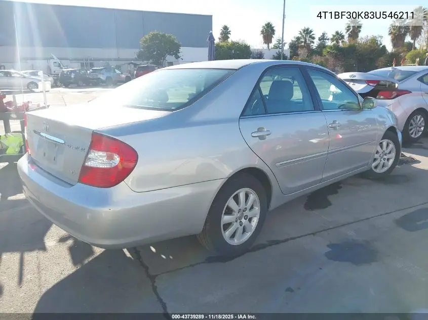4T1BF30K83U546211 2003 Toyota Camry Xle