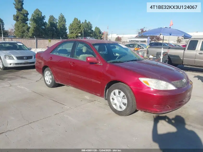 4T1BE32KX3U124067 2003 Toyota Camry Le