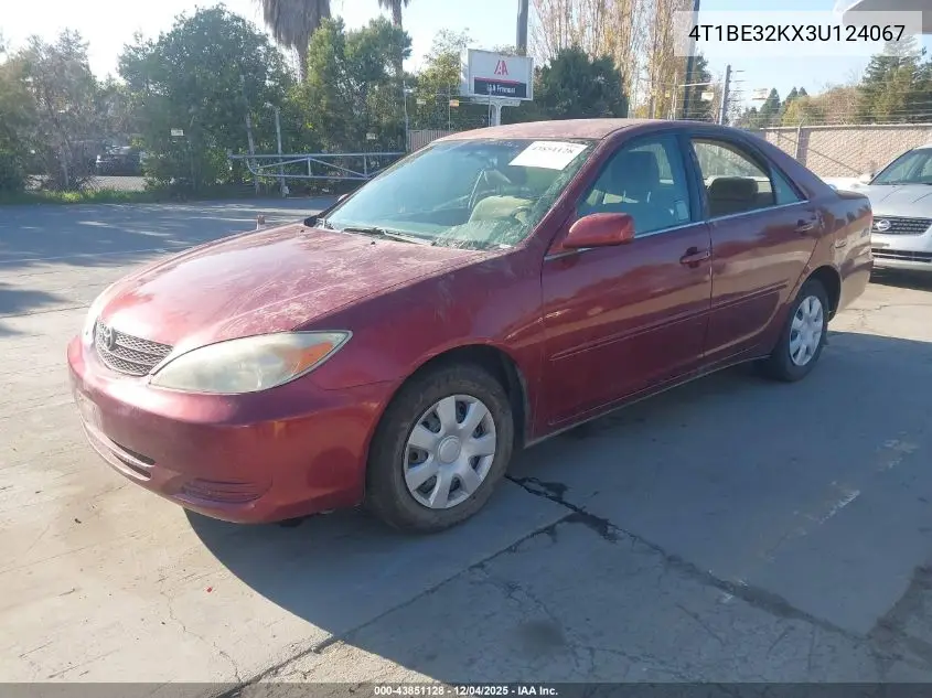 4T1BE32KX3U124067 2003 Toyota Camry Le