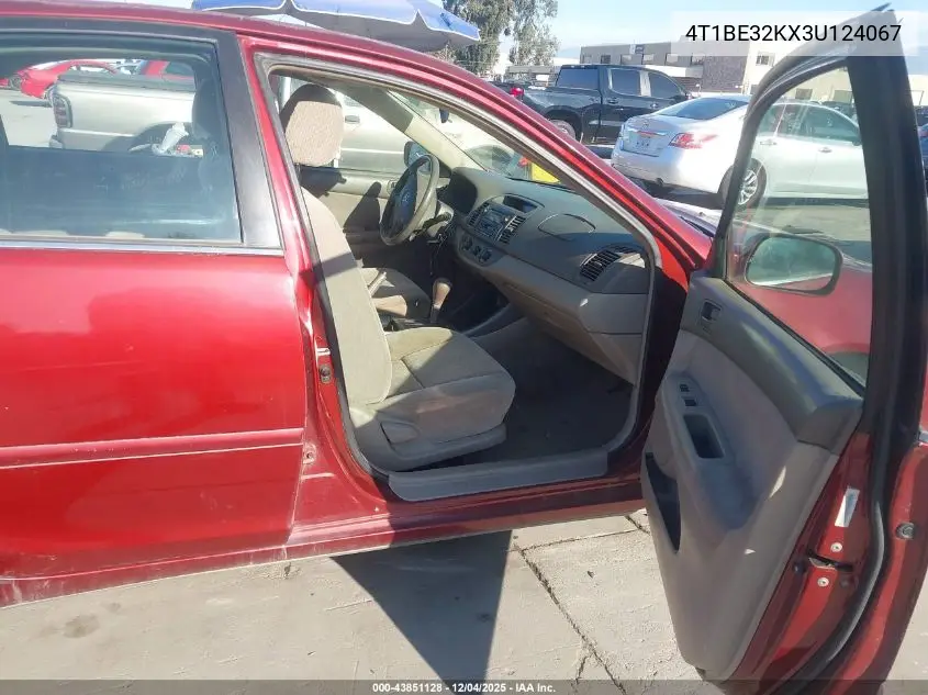 4T1BE32KX3U124067 2003 Toyota Camry Le