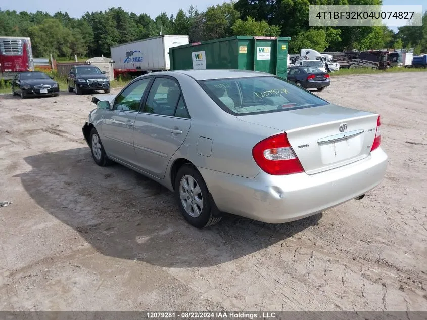 4T1BF32K04U074827 2004 Toyota Camry Le/Xle/Se