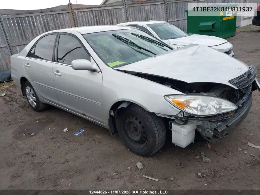 4T1BE32K84U811937 2004 Toyota Camry Le/Xle/Se