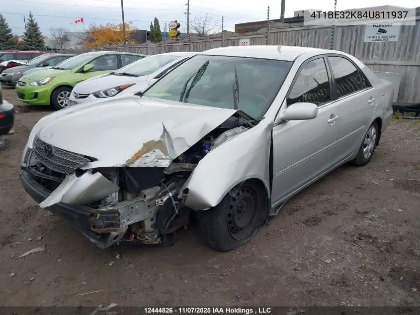 4T1BE32K84U811937 2004 Toyota Camry Le/Xle/Se