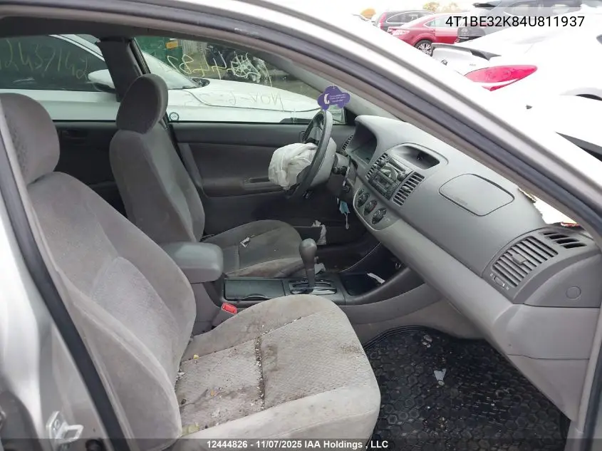 4T1BE32K84U811937 2004 Toyota Camry Le/Xle/Se