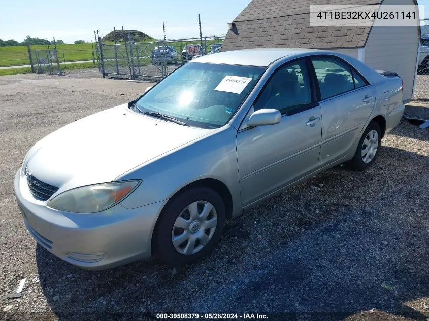 4T1BE32KX4U261141 2004 Toyota Camry Le