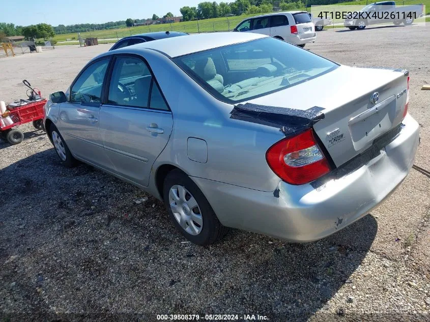 4T1BE32KX4U261141 2004 Toyota Camry Le