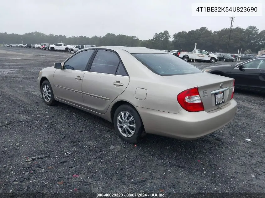 4T1BE32K54U823690 2004 Toyota Camry Le