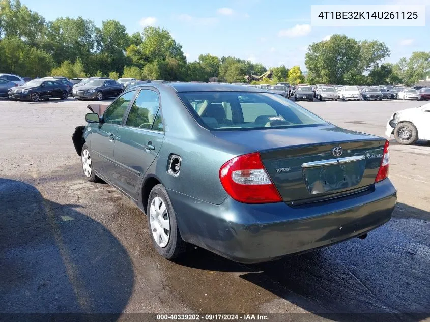 4T1BE32K14U261125 2004 Toyota Camry Le