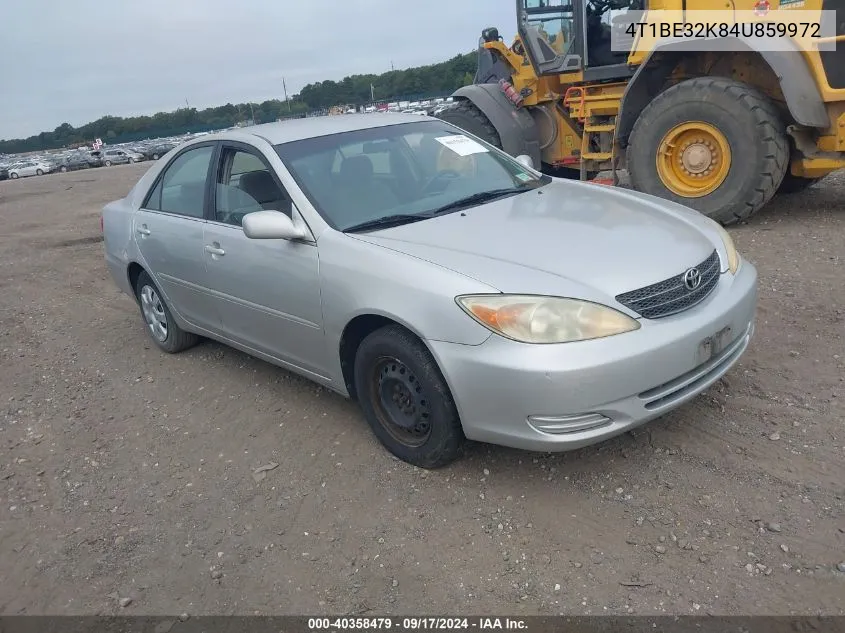 4T1BE32K84U859972 2004 Toyota Camry Le