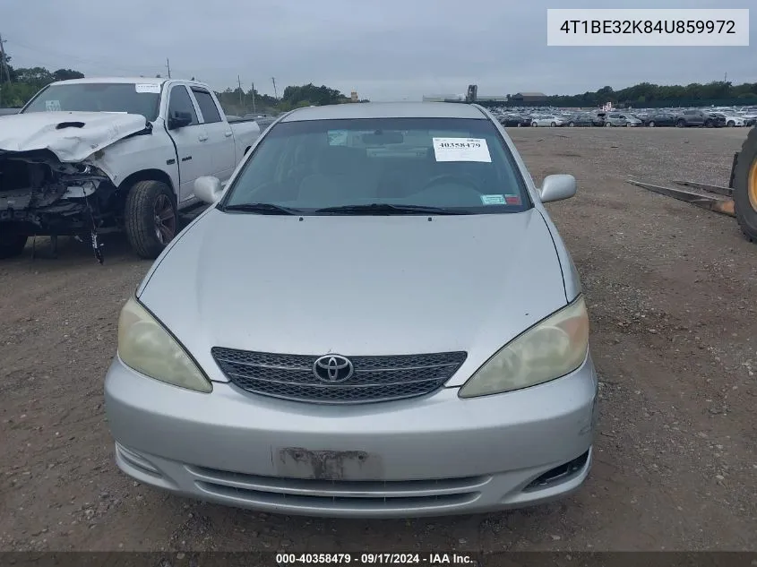 4T1BE32K84U859972 2004 Toyota Camry Le