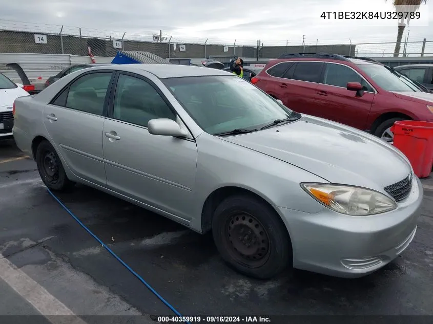 4T1BE32K84U329789 2004 Toyota Camry Le