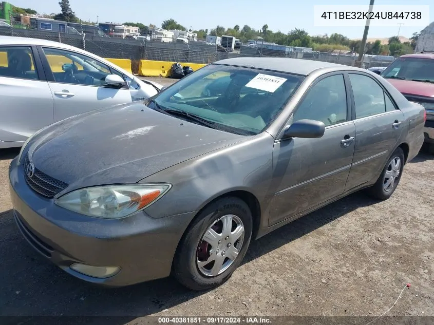 4T1BE32K24U844738 2004 Toyota Camry Xle