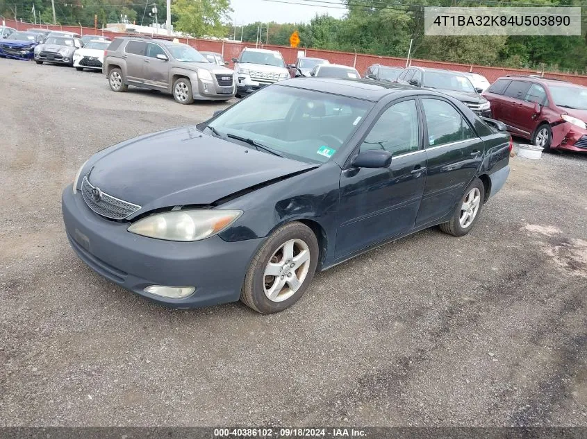 4T1BA32K84U503890 2004 Toyota Camry Se V6