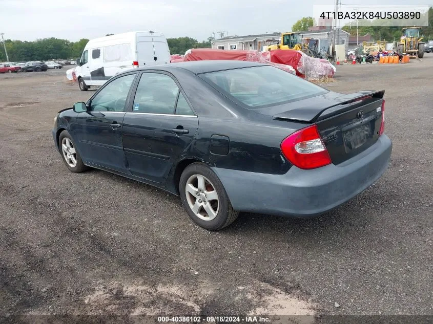 4T1BA32K84U503890 2004 Toyota Camry Se V6