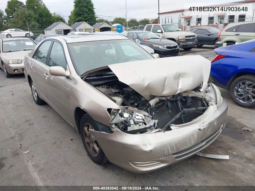 4T1BE32K14U903648 2004 Toyota Camry Le