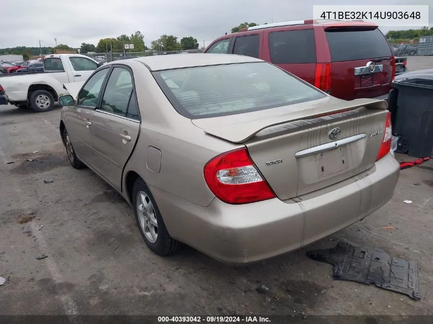 4T1BE32K14U903648 2004 Toyota Camry Le