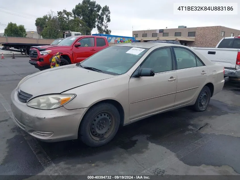 4T1BE32K84U883186 2004 Toyota Camry Le