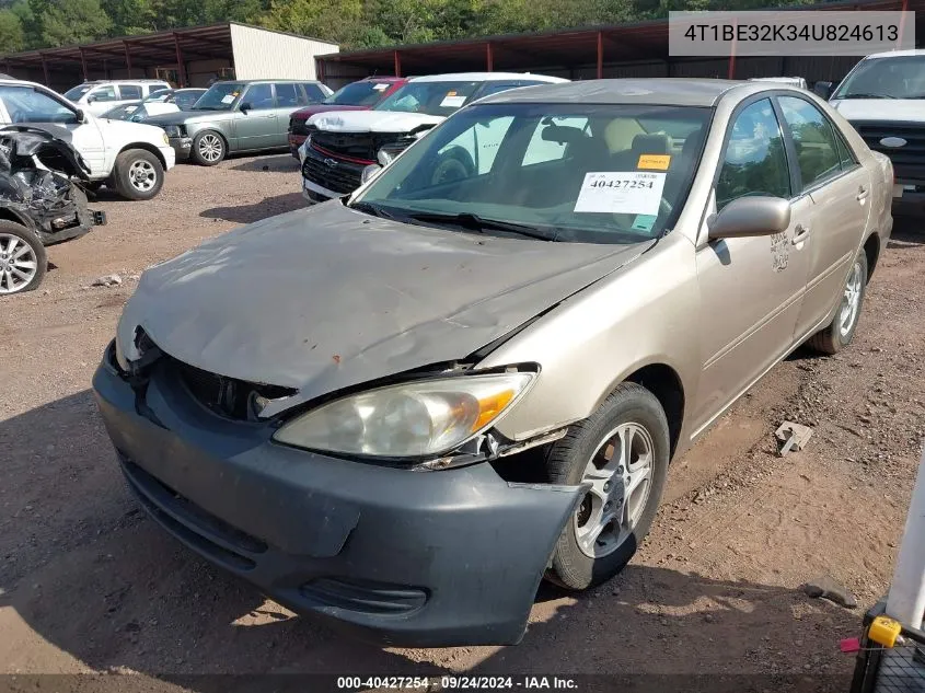 4T1BE32K34U824613 2004 Toyota Camry Le