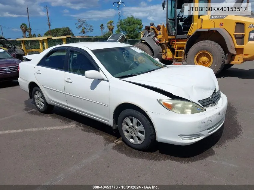 JTDBF30KX40153517 2004 Toyota Camry Le V6/Xle V6