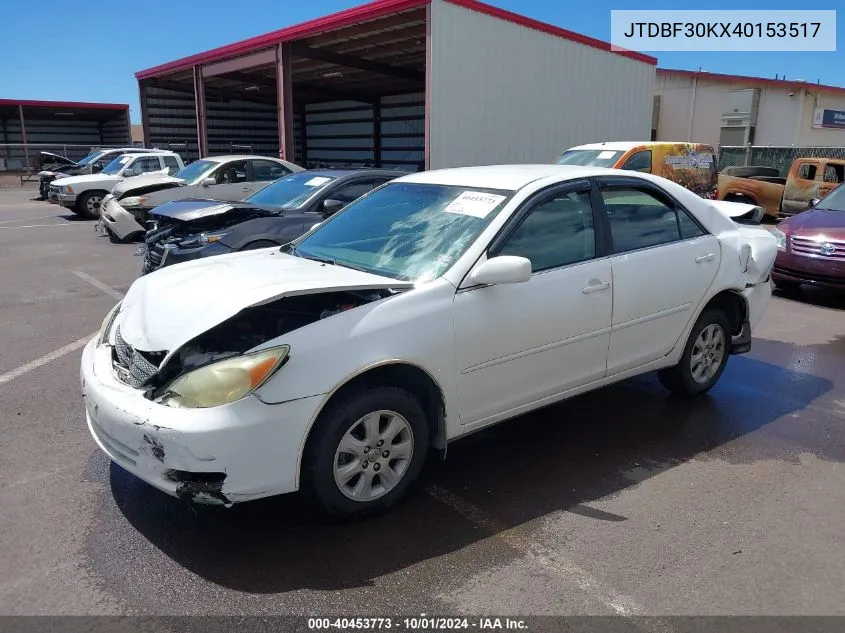 JTDBF30KX40153517 2004 Toyota Camry Le V6/Xle V6