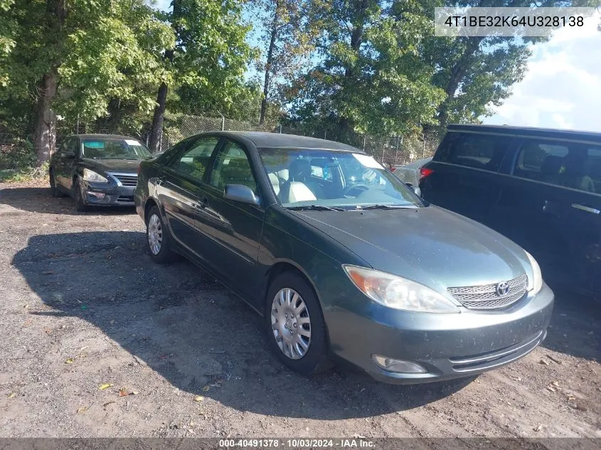 4T1BE32K64U328138 2004 Toyota Camry Xle