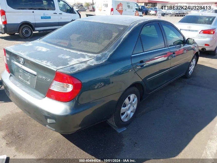 4T1BE32K24U328413 2004 Toyota Camry Le