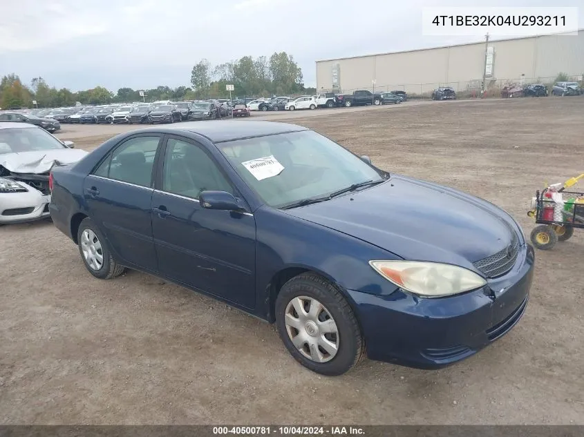 4T1BE32K04U293211 2004 Toyota Camry Le