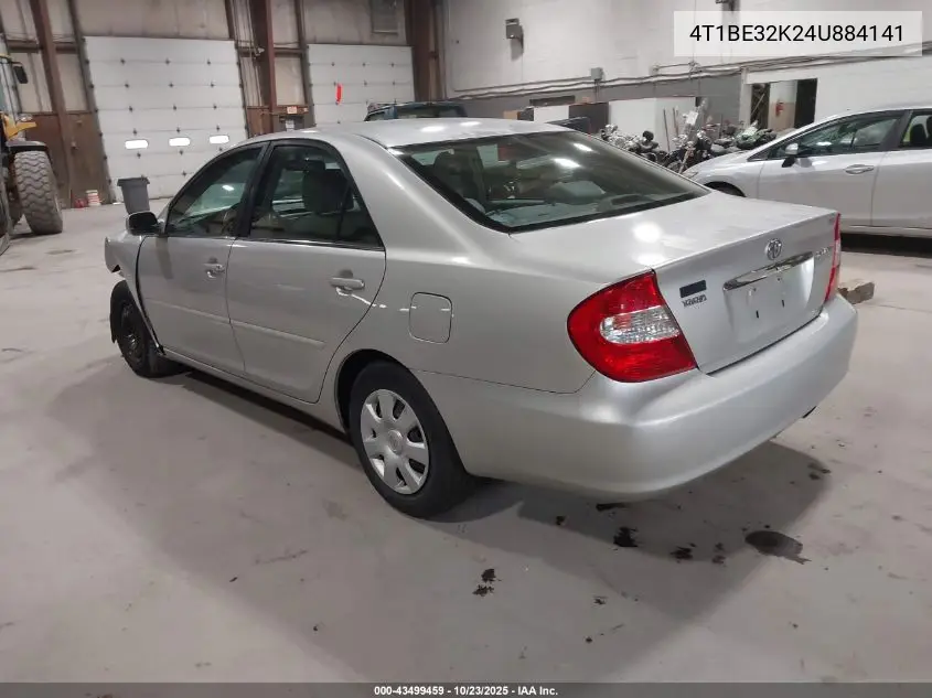 4T1BE32K24U884141 2004 Toyota Camry Le