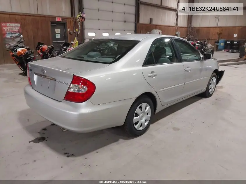 4T1BE32K24U884141 2004 Toyota Camry Le