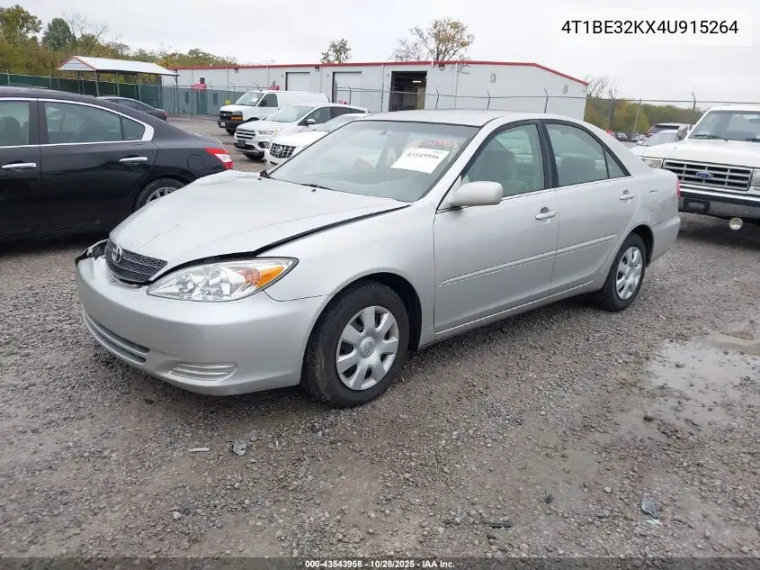 4T1BE32KX4U915264 2004 Toyota Camry Le