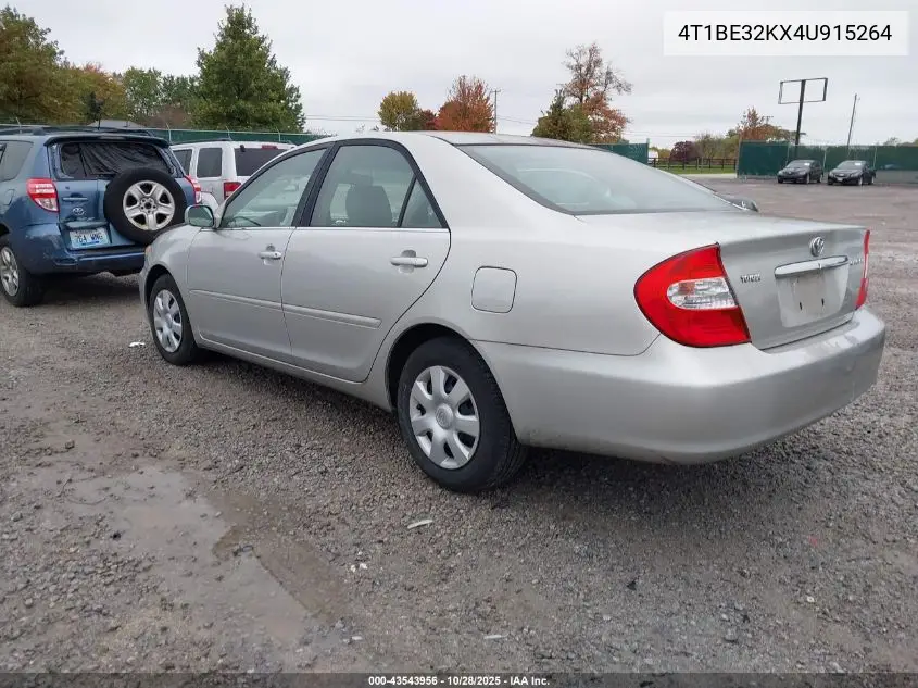 4T1BE32KX4U915264 2004 Toyota Camry Le