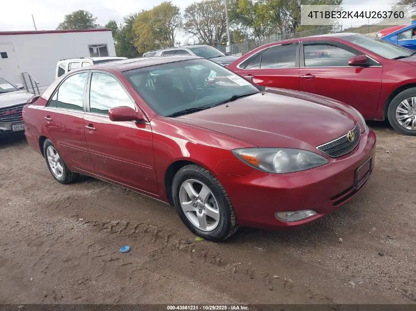 4T1BE32K44U263760 2004 Toyota Camry Se