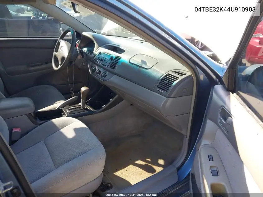 4T1BE32K44U910903 2004 Toyota Camry Le/Xle/Se